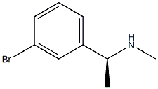 [(1S)-1-(3-BROMOPHENYL)ETHYL](METHYL)AMINE Structure