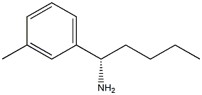 (1S)-1-(3-METHYLPHENYL)PENTYLAMINE 化学構造式