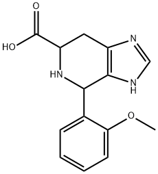 4-(2-methoxyphenyl)-3H,4H,5H,6H,7H-imidazo[4,5-c]pyridine-6-carboxylic acid 结构式