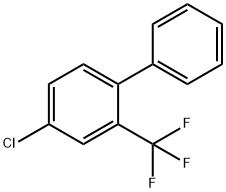 4-氯-2-(三氟甲基)-4-氯-2-(三氟甲基)-1,1'-联苯 结构式