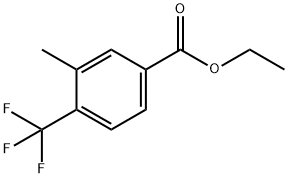 3-甲基-4-三氟甲基苯甲酸乙酯, 1214387-66-2, 结构式