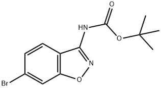 Tert-Butyl 6-Bromobenzo[D]Isoxazol-3-Ylcarbamate Struktur