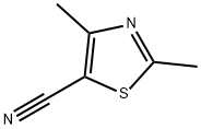 2,4-dimethyl-1,3-thiazole-5-carbonitrile 化学構造式