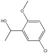 1-(5-氯-2-甲氧基苯基)乙-1-醇, 1216072-89-7, 结构式
