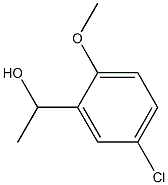 1-(5-chloro-2-methoxyphenyl)ethan-1-ol 化学構造式