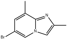 6-bromo-2,8-dimethylimidazo[1,2-a]pyridine, 1216231-53-6, 结构式