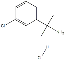 2-(3-Chlorophenyl)propan-2-amine HCl Structure