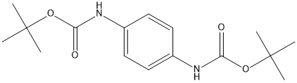 TERT-BUTYL 1,4-PHENYLENEDICARBAMATE Structure