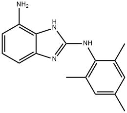 N2-mesityl-1H-benzo[d]imidazole-2,7-diamine Struktur