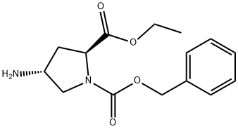 1217481-86-1 1,2-Pyrrolidinedicarboxylic acid, 4-amino-, 2-ethyl 1-(phenylmethyl) ester, (2S,4R)-