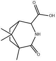 5,8,8-Trimethyl-4-oxo-3-aza-bicyclo[3.2.1]octane-2-carboxylic acid,1218227-93-0,结构式