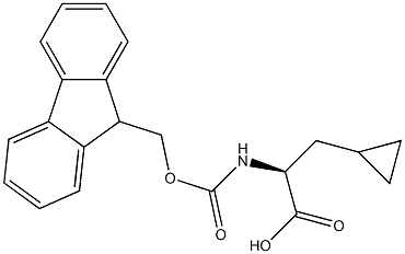 Fmoc-3-Cyclopropylalanine Struktur