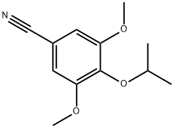 4-isopropoxy-3,5-dimethoxybenzonitrile Struktur