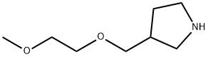 3-((2-methoxyethoxy)methyl)pyrrolidine Struktur