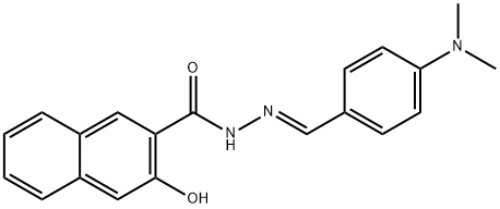 N'-[4-(dimethylamino)benzylidene]-3-hydroxy-2-naphthohydrazide Structure