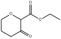 ETHYL 3-OXOTETRAHYDROPYRAN-2-CARBOXYLATE, 122061-03-4, 结构式