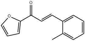 (2E)-1-(furan-2-yl)-3-(2-methylphenyl)prop-2-en-1-one Structure