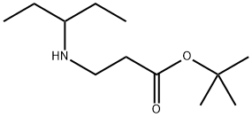 tert-butyl 3-[(pentan-3-yl)amino]propanoate Struktur