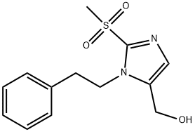 [2-methanesulfonyl-1-(2-phenylethyl)-1H-imidazol-5-yl]methanol Structure