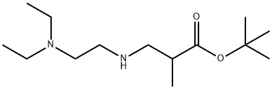 tert-butyl 3-{[2-(diethylamino)ethyl]amino}-2-methylpropanoate Struktur
