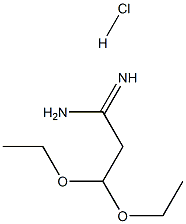 3,3-Diethoxypropanamidine hydrochloride,1221342-27-3,结构式