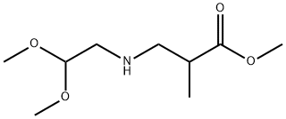 methyl 3-[(2,2-dimethoxyethyl)amino]-2-methylpropanoate, 1221346-16-2, 结构式