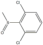 1,3-dichloro-2-methylsulfinylbenzene Struktur