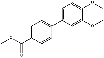 METHYL 4-(3,4-DIMETHOXYPHENYL)BENZOATE Structure