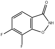 6,7-difluorobenzo[d]isoxazol-3(2H)-one 化学構造式