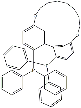 (S)-5,5'-Heptamethylenedioxy-2,2'-bis(diphenylphosphino) biphenyl Structure