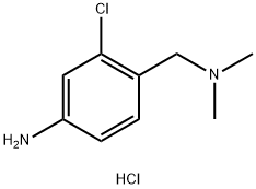 3-chloro-4-[(dimethylamino)methyl]aniline dihydrochloride Structure