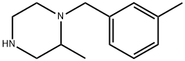 2-methyl-1-[(3-methylphenyl)methyl]piperazine Structure