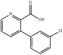 3-(3-氯苯基)吡啶甲酸, 1225514-91-9, 结构式