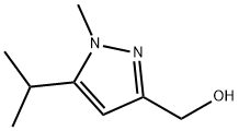 (5-Isopropyl-1-methyl-1H-pyrazol-3-yl)-methanol, 1225882-63-2, 结构式