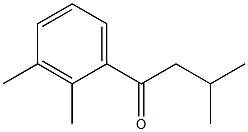 1-(2,3-dimethylphenyl)-3-methylbutan-1-one 结构式