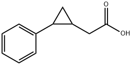 (2-Phenyl-cyclopropyl)-acetic acid Struktur