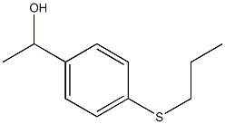 1-[4-(N-プロピルチオ)フェニル]エタノール 化学構造式
