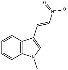 (E)-1-METHYL-3-(2-NITROVINYL)-1H-INDOLE 化学構造式