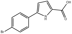 5-(4-Bromo-phenyl)-1H-pyrrole-2-carboxylic acid,1226361-85-8,结构式