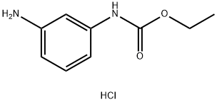 ethyl (3-aminophenyl)carbamate hydrochloride 化学構造式
