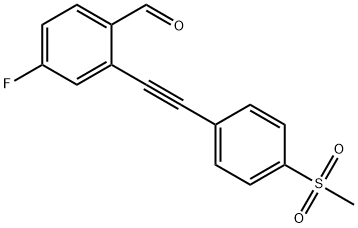 4-FLUORO-2-PHENYLETHYNYL-BENZALDEHYDE, 1227370-71-9, 结构式