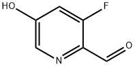 3-fluoro-5-hydroxypyridine-2-carbaldehyde Struktur