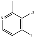 3-Chloro-4-iodo-2-methyl-pyridine Struktur
