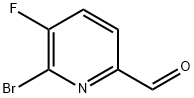 6-BROMO-5-FLUOROPICOLINALDEHYDE 化学構造式