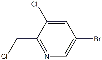 5-溴-3-氯-2-(氯甲基)吡啶 结构式