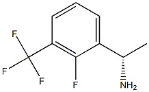 (1S)-1-[2-FLUORO-3-(TRIFLUOROMETHYL)PHENYL]ETHYLAMINE Struktur