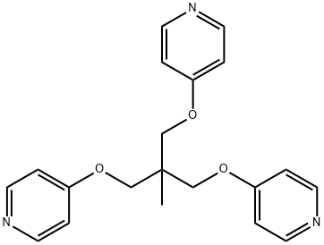 4,4-((2-Methyl-2-((pyridin-4-yloxy)methyl)propane-1,3-diyl)bis(oxy))dipyridine|4,4-((2-甲基-2-((吡啶-4-基氧基)甲基)丙烷-1,3-二基)双(氧基))二吡啶