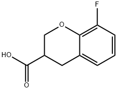 8-FLUOROCHROMAN-3-CARBOXYLIC ACID Structure