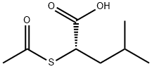 (S)-2-(乙酰硫基)-4-甲基戊酸, 122999-39-7, 结构式