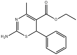 ETHYL 2-AMINO-4-METHYL-6-PHENYL-6H-1,3-THIAZINE-5-CARBOXYLATE,123044-13-3,结构式